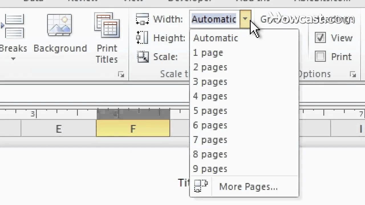 Cách khắc phục sự cố in thường gặp trong Excel